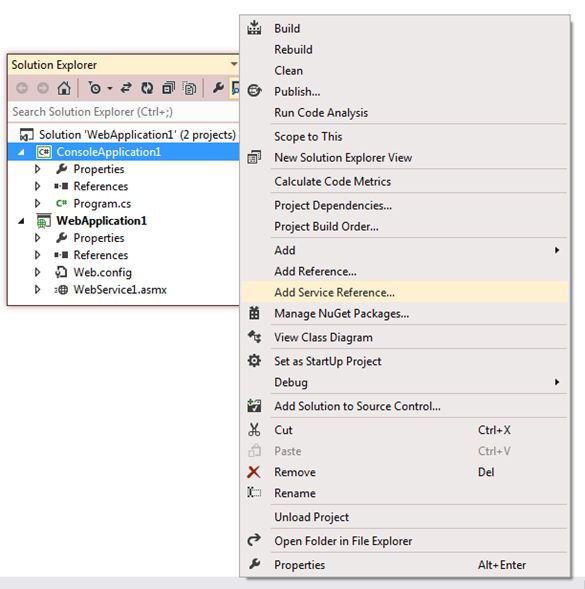 Web Service in Console Application8